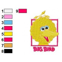 Bigbird Embroidery Design 6